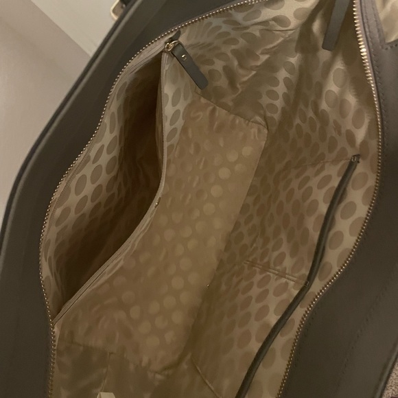 Large Grey Kate Spade Tote - Picture 3 of 6